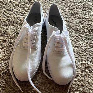 Size 11 white shoes - worn once